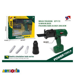 دریل باطری خور مدل POWER TOOLS